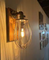 Industrial Bakery Whisk Wall Sconce