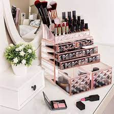 makeup organizer 3 pieces acrylic