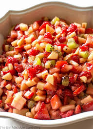Fruit Salsa With Baked Cinnamon Chips - The Girl Who Ate Everything