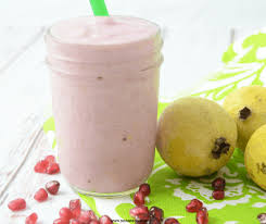 pomegranate guava smoothie delicious