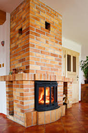 Fireplace With A Wood Insert