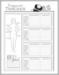 Monthly Weight Loss Chart Pdf Template Weight Loss