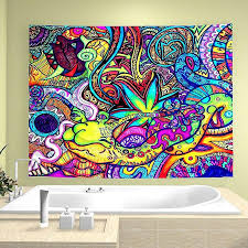 Abstract Psychedelic Tapestry Trippy