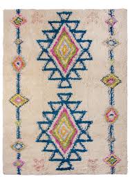meha geometric pattern gy wool rug