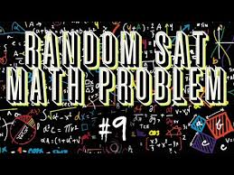 Random Sat Math Problems