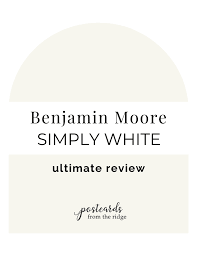 benjamin moore simply white oc 117