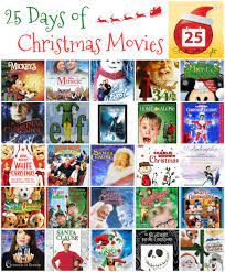25 Days of Christmas Movies with Free Printable List - StartsAtEight