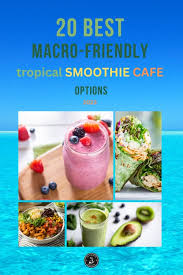 tropical smoothie cafe options