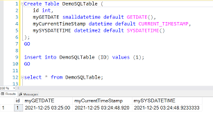 sql commands to check cur date and