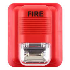 sound light fire alarm warning strobe