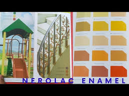nerolac synthetic enamel shade card