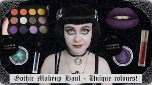 gothic makeup haul goth alternative