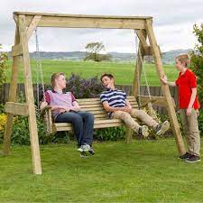 timber swing seat clarenbridge garden