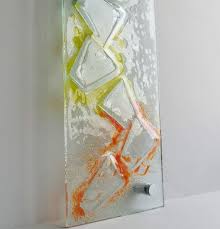Artistic Fused Glass Wall Art Panel
