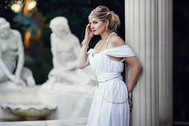 grecian dress stock photos royalty