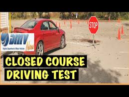 dmv virginia closed course driving test