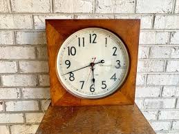 Antique Seth Thomas Clock In Wood Case
