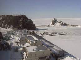 ウトロ漁港 流氷 ライブカメラ(知床グランドホテル 北こぶし)と雨雲レーダー北海道斜里町
