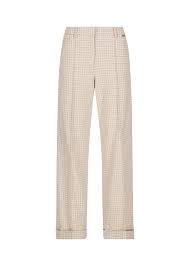 Trousers with houndstooth pattern Lulara | 46 | K41850-1271_46