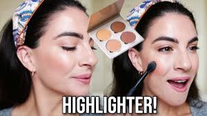 how to apply highlighter you