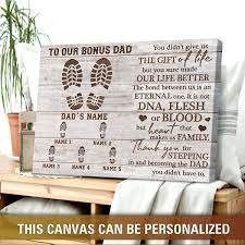 stepdad personalized step dad gifts