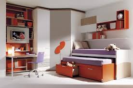 Junior Bed Wardrobe Desk Wall Units