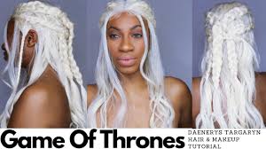 daenerys braided synthetic wig