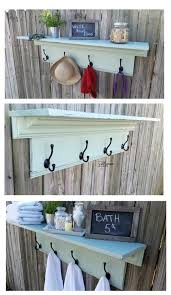 Large Coat Rack Shelf My Repurposed Life