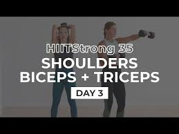 bicep shoulder and tricep workout