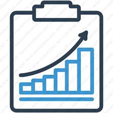 Download Clipboard Chart Chart Clipboard Document File Growth Report Statistics Icon Inventicons