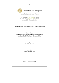 Pdf The Impact Of Corporate Social Responsibility On