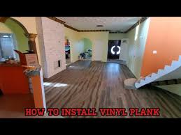 how to install vinyl plank flooring