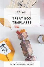 foldable autumn diy gift packages