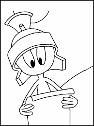 Marvin the martian is an alien who appears in the fbi lineup in the springfield files. Marvin The Martian Printable Coloring Book 4