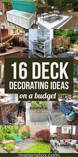 16 stunning deck decorating ideas on a