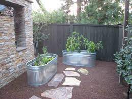 Water Trough Gardening Contemporary