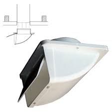 white soffit vent for 4 ducting with