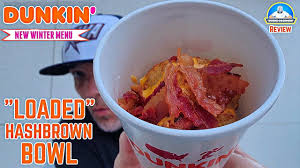 dunkin loaded hash browns review