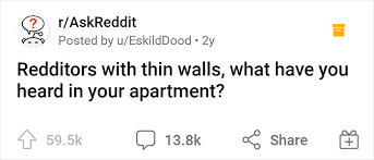 Hear But Did Because Of Thin Walls