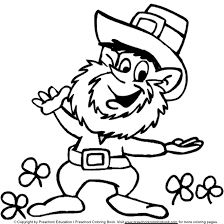 Leprechaun Coloring Pages Dr Odd