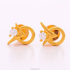 arthur arthur 22kt gold ear ring with
