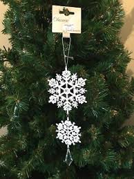 crystal snowflakes christmas tree