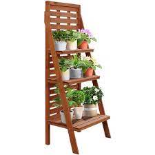 Outsunny Three Tier Plant Rack Outdoor