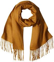 Sofia Cashmere Womens 100 Cashmere Woven Scarf With Fringe