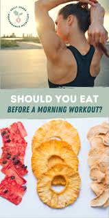 should you eat before a morning workout