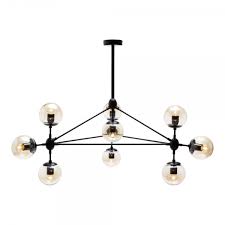 Black pendant lights are a contemporary choice for any home. Matte Black Palin 10 Bulb Chandelier Light Modern Ceiling Lights