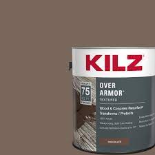 kilz over armor textured chocolate