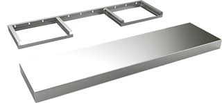 Find floating stainless steel shelf. Stainless Supply Stainless Steel Floating Shelves