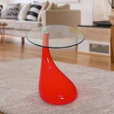Oval Shaped Glass Side Table Konga
