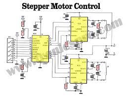 stepper motor control circuit diagram